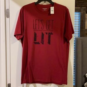 New Express “Let’s Get Lit” shirt